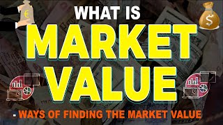 What is Market Value  Ways of finding the Market Value  market value of shares [upl. by Knarf]