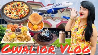 Unplanned Trip to Gwalior  Food Vlog [upl. by Eimat]