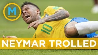 Brazil’s Neymar getting trolled online for overacting against Mexico  Your Morning [upl. by Yaya]