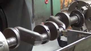 JampM Machine Company  Crankshaft Grinding [upl. by Kimmel776]