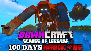 I Survived 100 Days in DAWNCRAFT in Hardcore Minecraft [upl. by Rosenzweig]