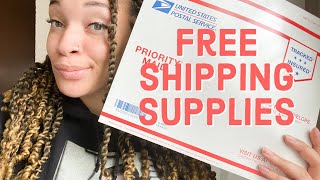 How To Get Free Shipping Supplies From USPS [upl. by Clarette378]