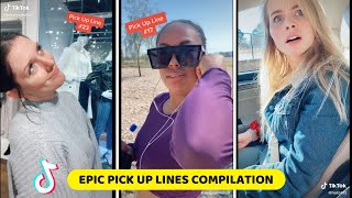 EPIC PICKUP LINES 👉👈 TikTok COMPILATION [upl. by Lleynod]