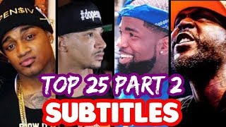 Top 25 Bars That Will NEVER Be Forgotten PART 2 SUBTITLES  SMACK URL  Masked Inasense [upl. by Candless]