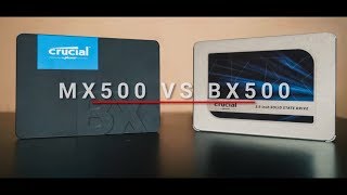 Crucial MX500 SSD vs Crucial BX500 SSD [upl. by Gnel841]