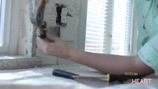 How To Remove A Tile Backsplash  withHEART [upl. by Mossman]