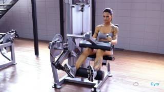 Leg Curl Machine  Cadeira Flexora [upl. by Ailb572]