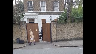 Paul McCartney comes out of his house in London [upl. by Ttekcirc375]