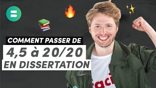 Comment faire une Dissertation et passer de 45 à 2020 📈 [upl. by Ailito]