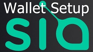 Siacoin Wallet  Installation Address Setup amp Basic Usage [upl. by France]