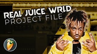 REAL JUICE WRLD Project File FREE DOWNLOAD w Actual Juice VOX  FL STUDIO [upl. by Aelanna]