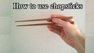 How to use chopsticks  Short and easy tutorial [upl. by Yankee]