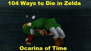 104 Ways To Die In Zelda Ocarina of Time [upl. by Leonerd749]