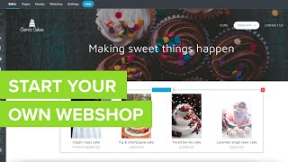 How to start your own webshop with Webador [upl. by Anhsirk799]