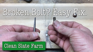 How to Remove a Broken Bolt or Broken Screw [upl. by Sairu315]