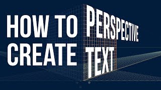 How to Create Perspective Text in Illustrator [upl. by Cirilla]