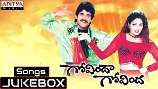 Govinda Govinda Telugu Movie Full Songs  Jukebox  Nagarjuna Sridevi [upl. by Aksehcnarf]