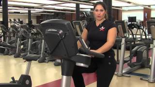 Life Fitness Upright Bike Tutorial [upl. by Sucrad547]