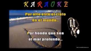 Karaoke  Daniel Santos  Bolero  Obsesión [upl. by Alberta437]