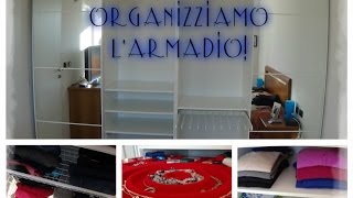 organizzazione armadio Ikea PAX [upl. by Lydon858]