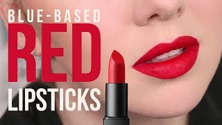 Top BlueBased RED Lipsticks  Historical Facts About Red Lipstick [upl. by Ahsie]