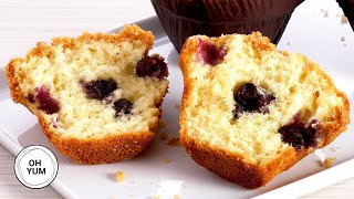 How to Make LOADED Blueberry Streusel Muffins [upl. by Oler]