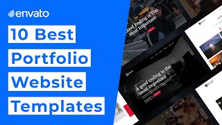 10 Best Portfolio Website Templates 2021 [upl. by Nosam]