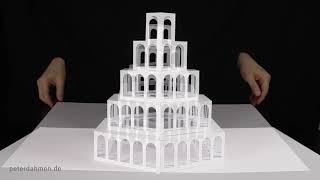 12 PopUp Paper Sculptures by Peter Dahmen [upl. by Wamsley]