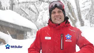 Mt Buller Snow Report  25 July 2021 [upl. by Nikos]