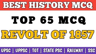 Best MCQ Revolt of 1857  First War of Independence  Mcq History mcqncert upsc uppsc mcq [upl. by Ruckman]