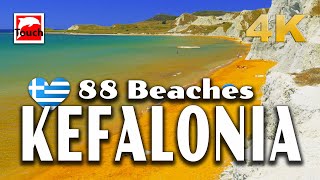 88 Best Beaches of KEFALONIA Greece 4K ► Top Places amp Secret Beaches in Europe touchgreece [upl. by Felipe]