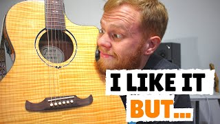 Fender FA345CE Auditorium Review  Great Acoustic Guitar Under 400 [upl. by Tenay131]