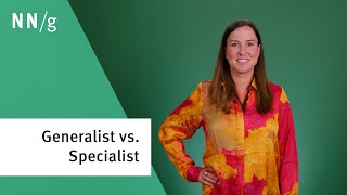 Generalist vs Specialist UX Designers [upl. by Nivad]