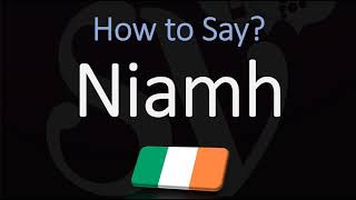 How to Pronounce Niamh CORRECTLY Irish Names Pronunciation [upl. by Inness]