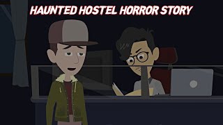 Haunted Hostel Horror Story  Animated Stories In Hindi [upl. by Stanwood]