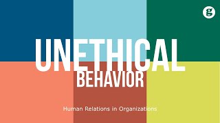 Unethical Behavior [upl. by Alahs]