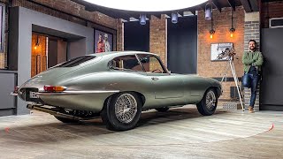 NEW HELM Jaguar E Type 300hp Restomod  FIRST DRIVE Review [upl. by Sihun]