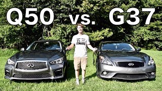 INFINITI G37 vs Q50  Differences and Comparison [upl. by Imas]