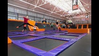 JUMP House Leipzig  Mitteldeutschlands größter Trampolinpark mit neuen Attraktionen [upl. by Suehtomit437]