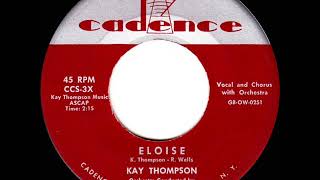 1956 HITS ARCHIVE Eloise  Kay Thompson [upl. by Nawrocki59]