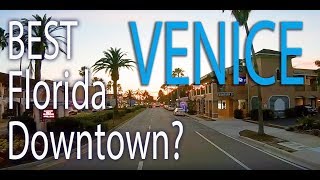 Venice Florida A Driving Tour of the Beautiful Downtown and Beach [upl. by Oigroeg]