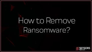 How to Remove a Ransomware Virus Windows [upl. by Assirehs]