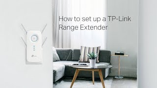 How to set up a TPLink Range Extender No BGM [upl. by Hadeehsar]