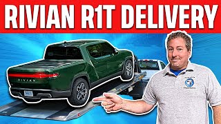 Rivian R1T Home Delivery Features and Settings Deep Dive [upl. by Odnalro]