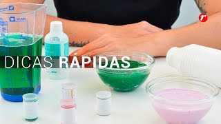 DICAS RÁPIDAS  Como fazer Slime [upl. by Prudy]