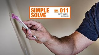 How to Fix Small Holes in Drywall  The Home Depot Canada [upl. by Lucilia]