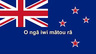 National Anthems New Zealand Aotearoa  Short version  Lyrics  Translation [upl. by Sessilu]