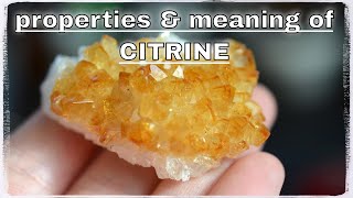 Citrine Meaning Benefits and Spiritual Properties [upl. by Vidal950]