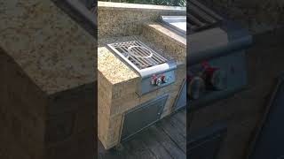 Blaze Outdoor Griddle in Outdoor kitchen [upl. by Maker]