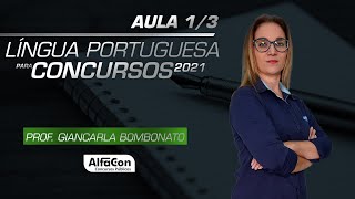 LÍNGUA PORTUGUESA PARA CONCURSOS  AULA 13  AlfaCon [upl. by Ilahsiav606]